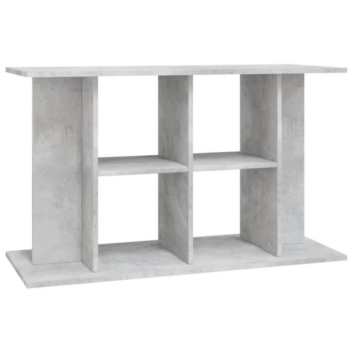 vidaXL Aquariumunterschrank, Betongrau, 100x40x60 cm, Holzwerkstoff, 833587