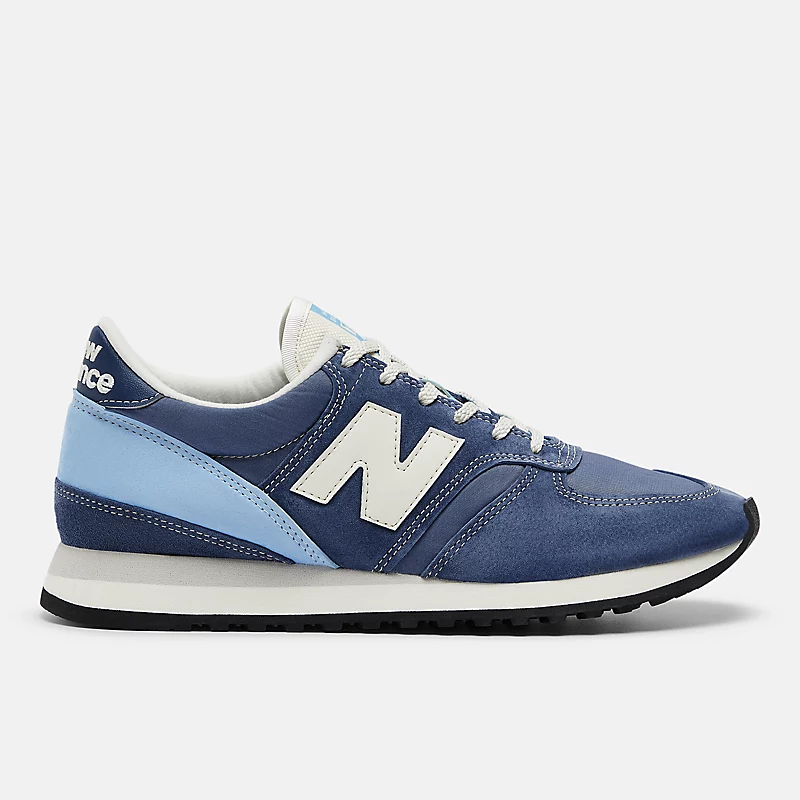 Męski TCS London Marathon ® Wyprodukowano w Wielkiej Brytanii 730 - granatowy z niebieskim i ecru