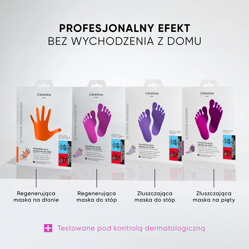 L'biotica Masks regenererend voetmasker in de vorm van sokken