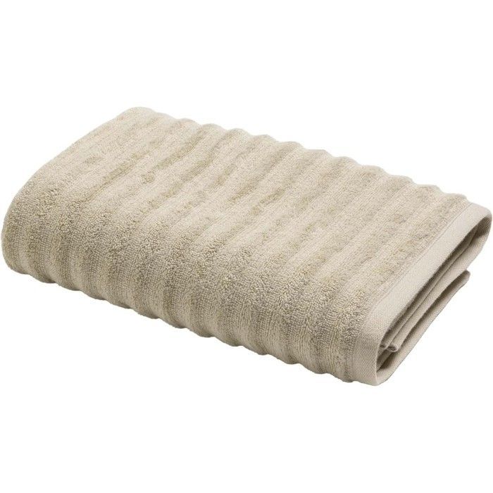 Serviette de bain - Douceur d'Intérieur - MAYA - Coton - 70 x 130 cm - Taupe