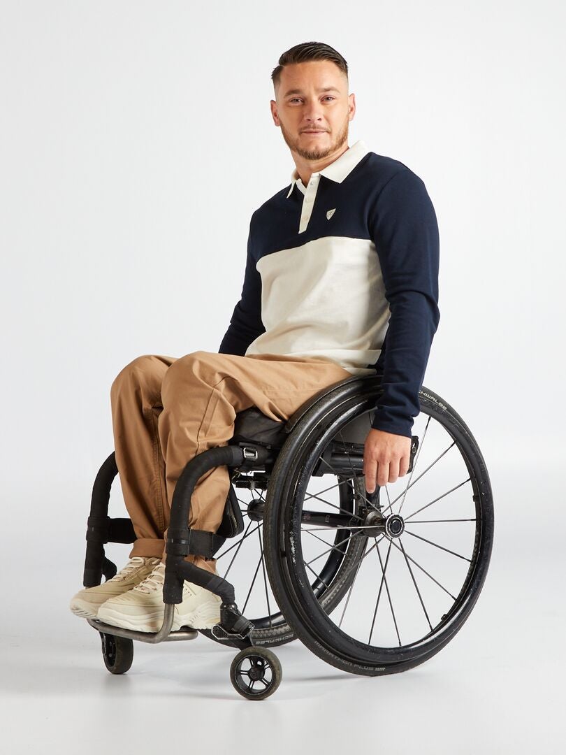 Calças chino slim - Super fáceis de usar - BEGE