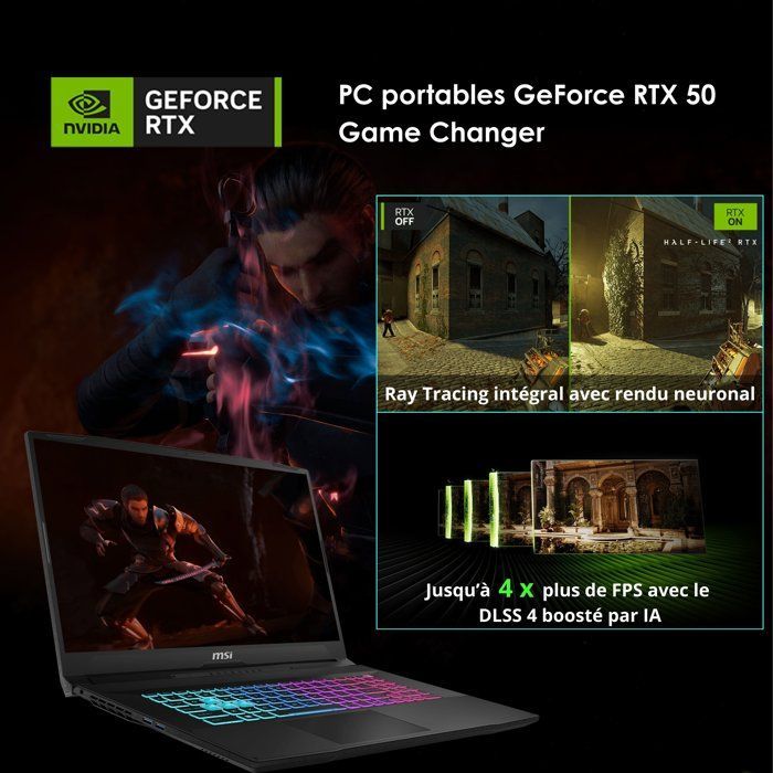 PC Portable Gamer - MSI Katana 15 HX B14WGK-818XFR - FreeDOS - 15.6