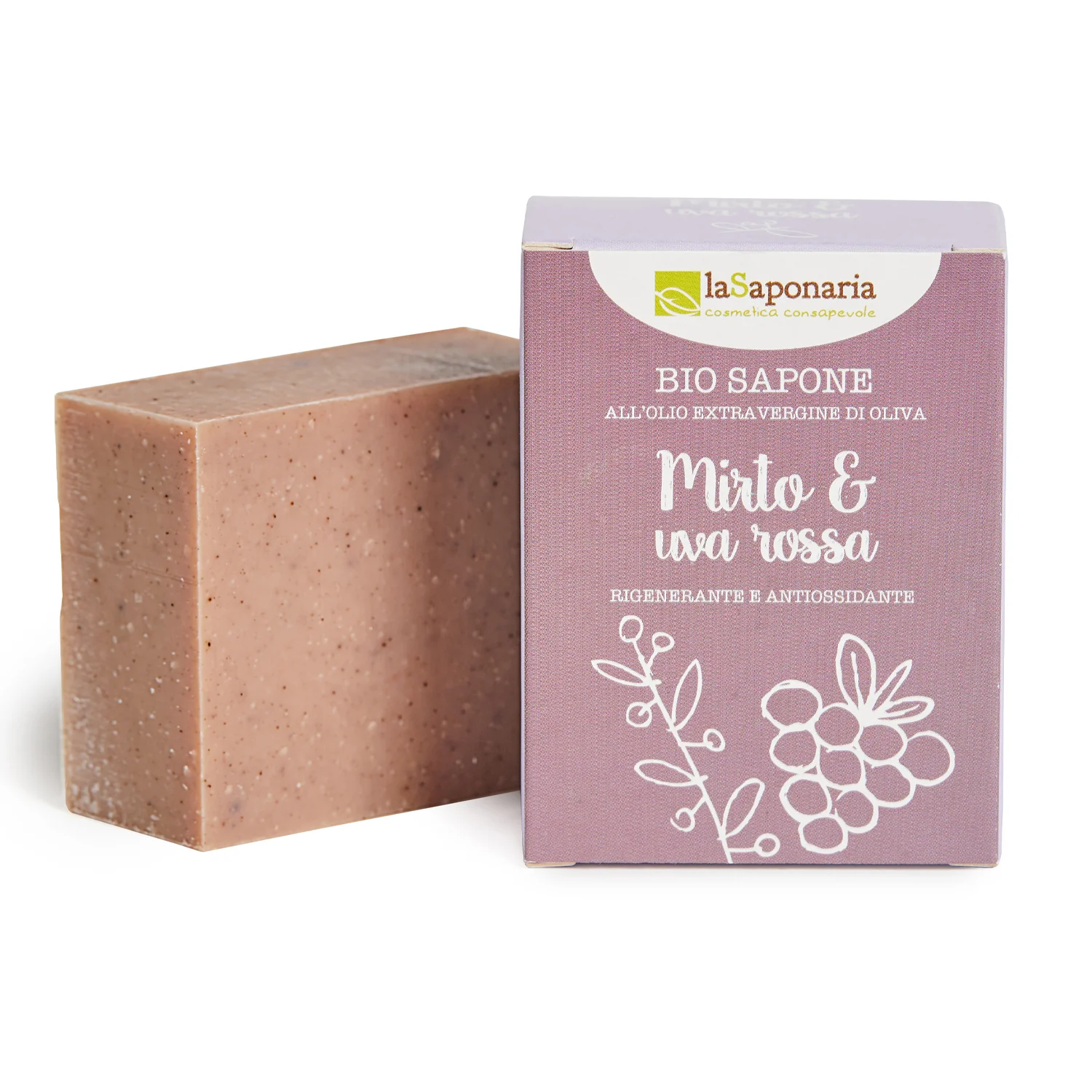 Saponi Sapone solido mirto e uva rossa - Sapone