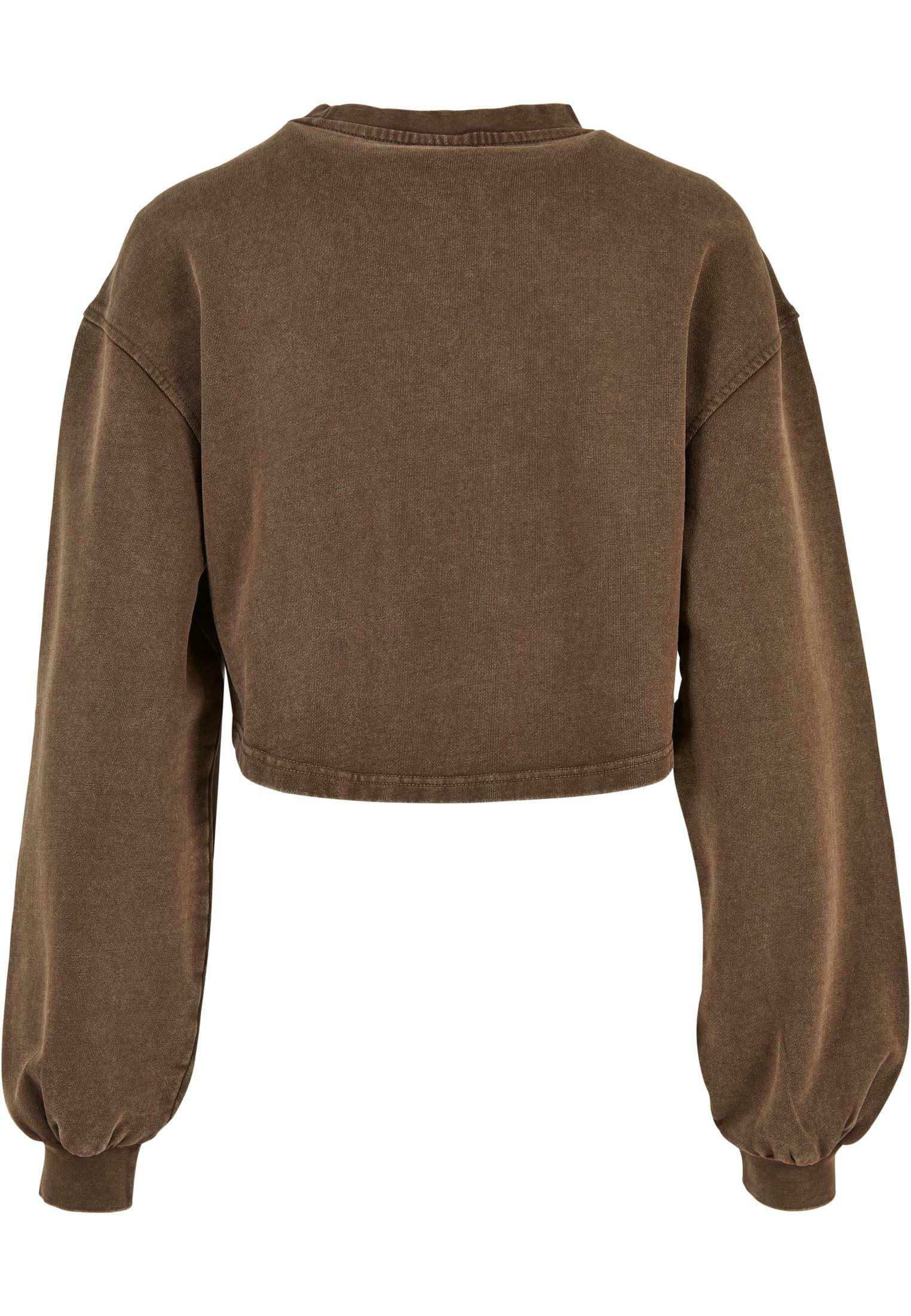 Urban Classics CROPPED SMALL - Sweatshirt - bruin