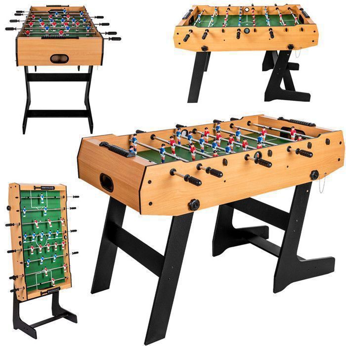 Pebolim HLC - pés dobráveis + haste telescópica - jogo de pebolim infantil - presente para bebês - 121*61*81cm