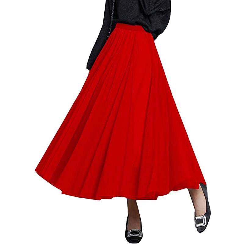 Gonna lunga in tulle da donna