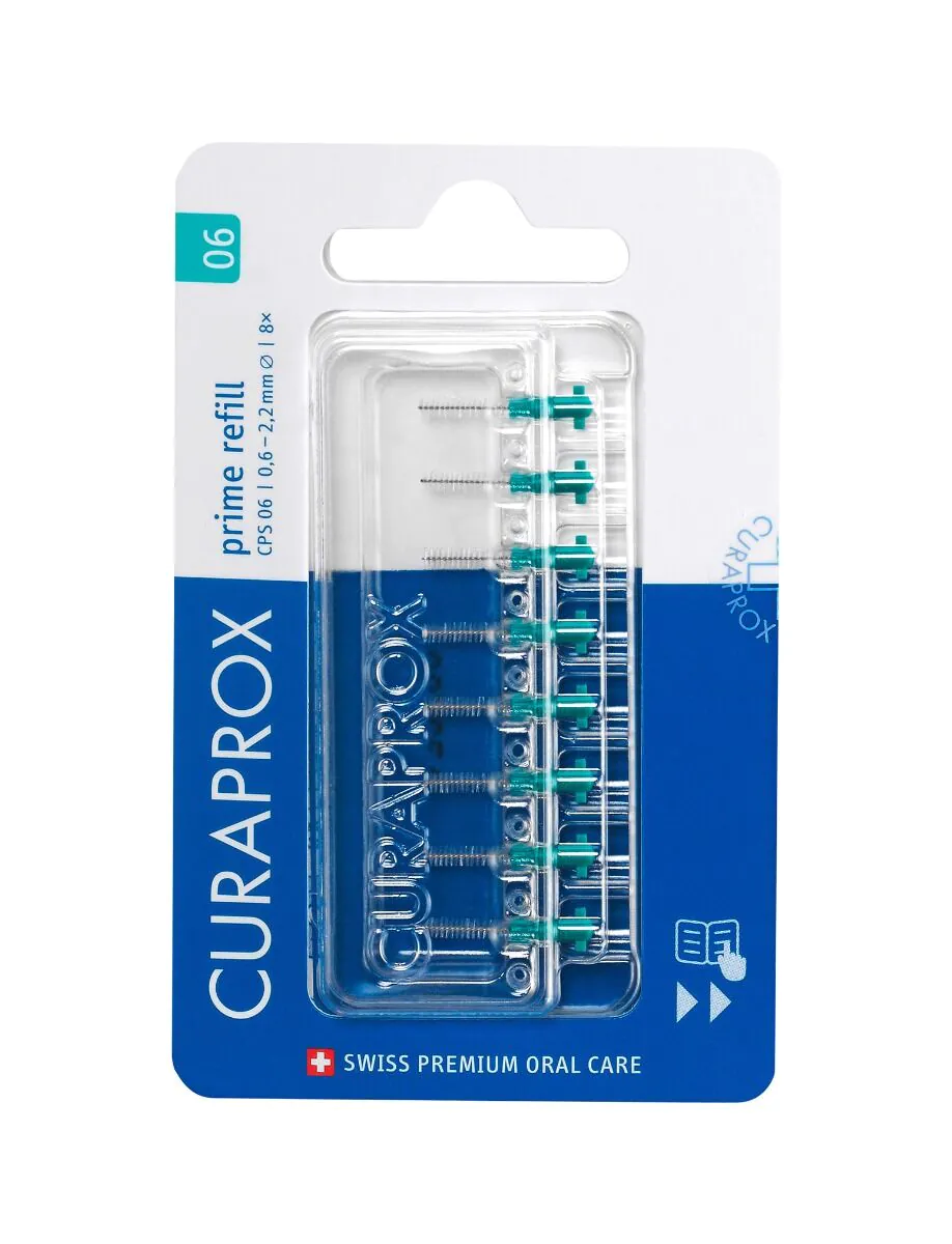Curaprox CPS 06 Prime Refill - szczoteczki międzyzębowe 8 szt.