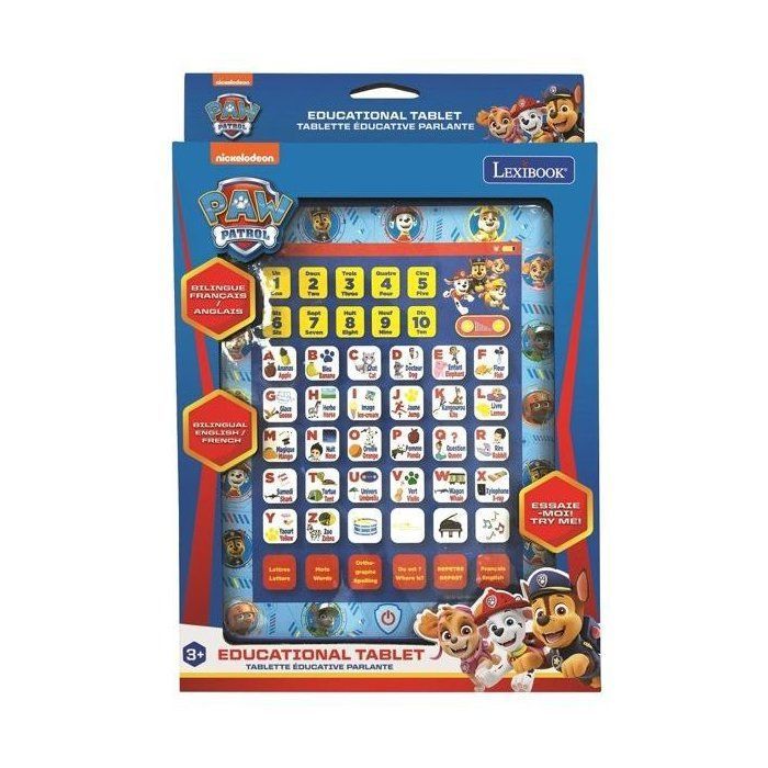 Tablette éducative bilingue Pat’ Patrouille (EN/FR)