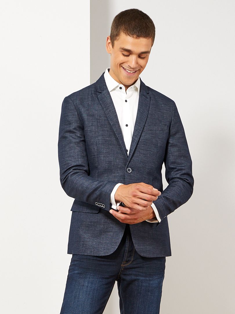 Camisa ajustada elástica - Blanca