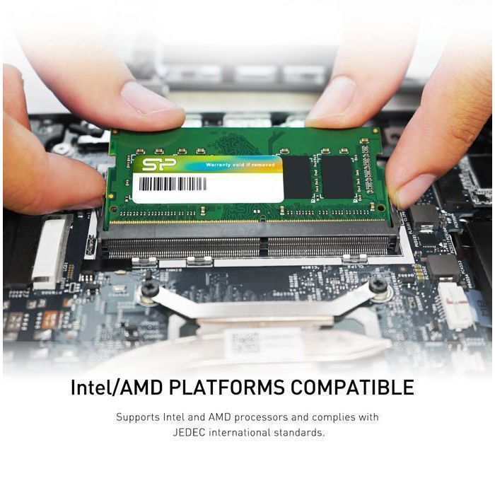 Mémoire RAM DDR4 - Silicon Power - 16Go(8Gox2) 3200MT/s - CL22 SODIMM - SP016GBSFU320X22