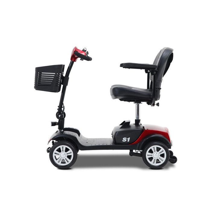 Scooter électrique 4 roues 300W-CDISPLAY-Siège pivotant à 360 degrés-Portée 15 à 25 kilomètres