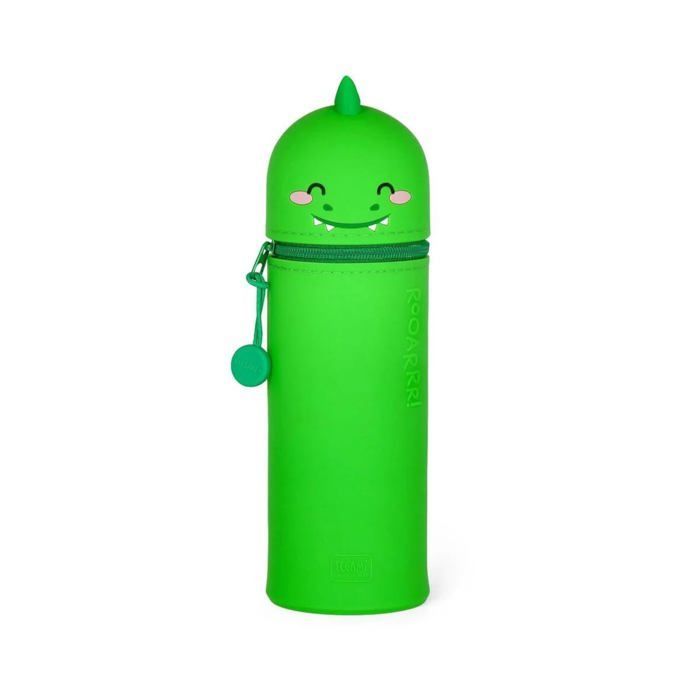 LEGAMI - 2-in-1 Zachte Siliconen Etui voor Schoolpotloden - Kawaii, Pennenhouder, Siliconen Rits, Pennenzakje, Potloden