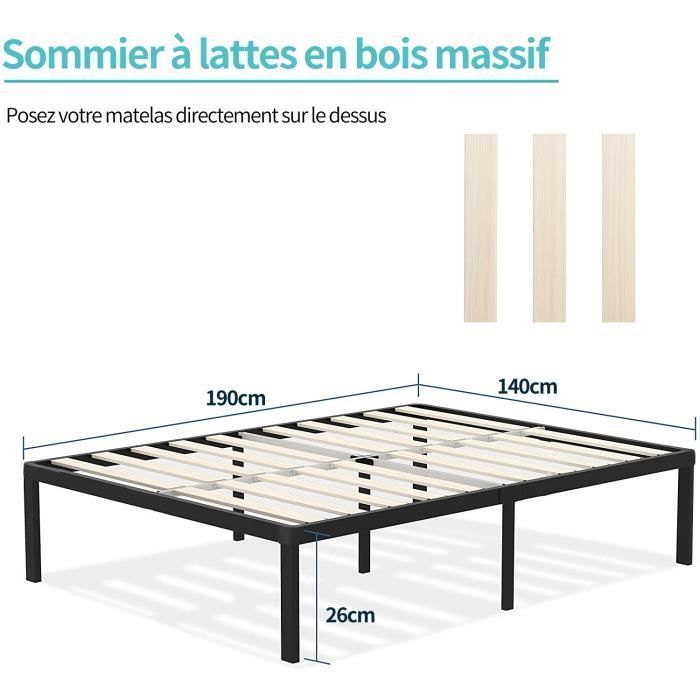 Rete a doghe - IZTOSS - Kit struttura - 140x190 - Gambe incluse