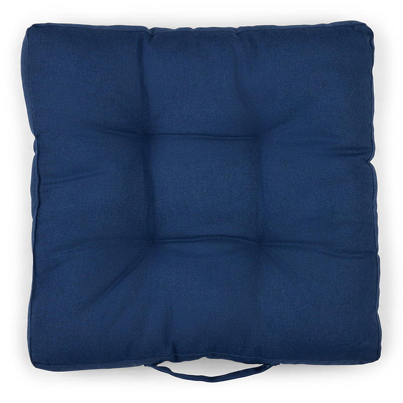 Hjem Sittepute 40x40x6 cm marineblå