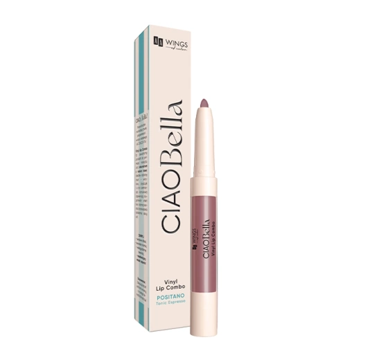 AA Wings of Color CIAO Bella Vinyl Lip Combo konturówka i błyszczyk do ust 2w1 03 Rose Truffle Mix 0,85 g   4 g