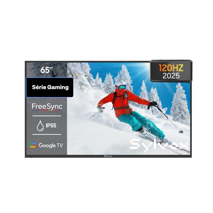 SYLVOX Smart TV para juegos - TV para exteriores de 65