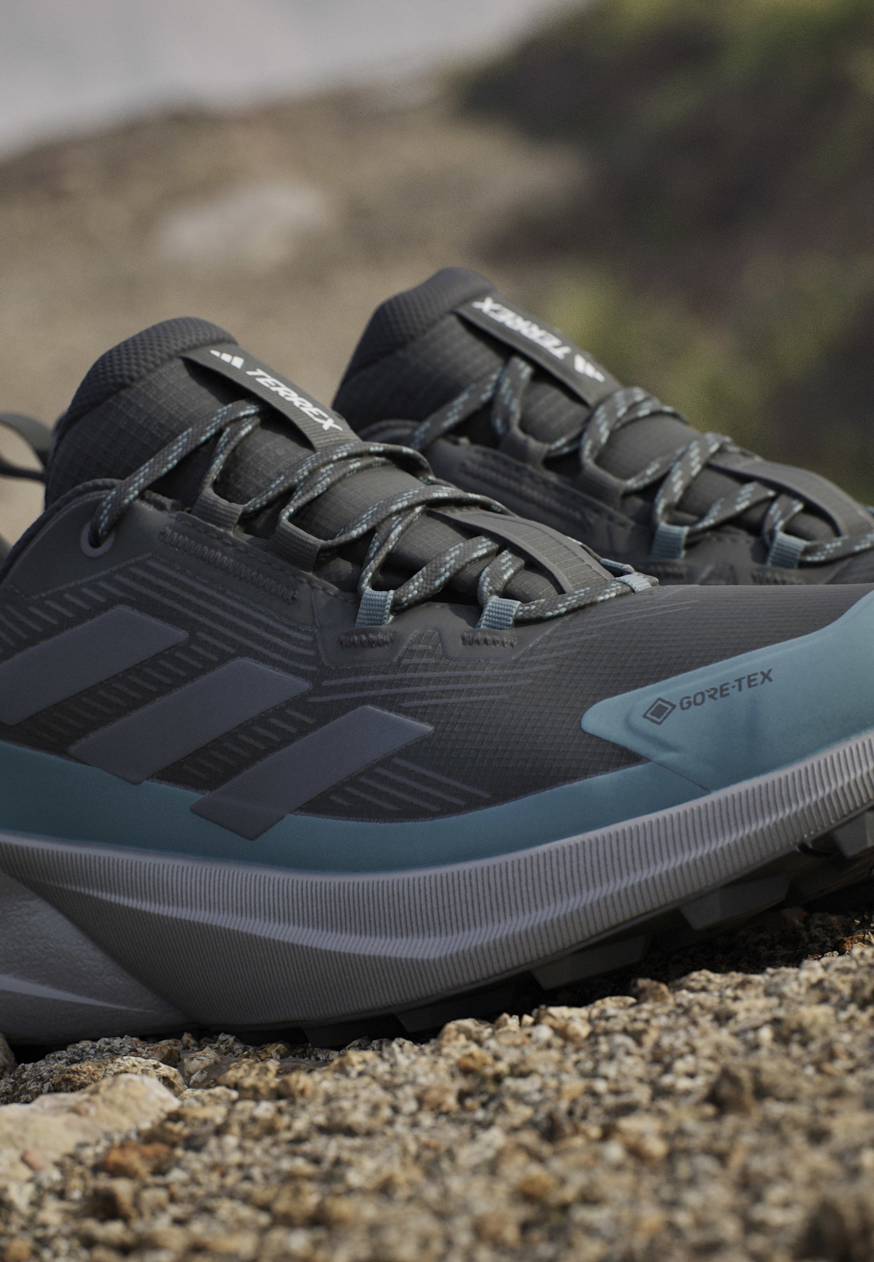 Adidas Terrex TRAILMAKER 2 GTX - Kletterschuhe - Core Black Grey Six Preloved Teal