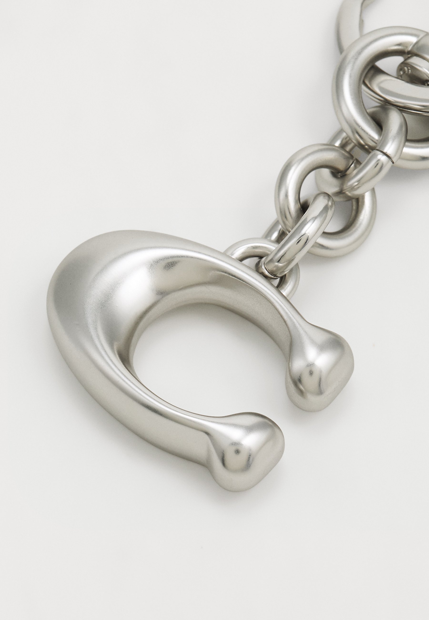 COACH SIGNATURE BAG CHARM - Kľúčenka - strieborná