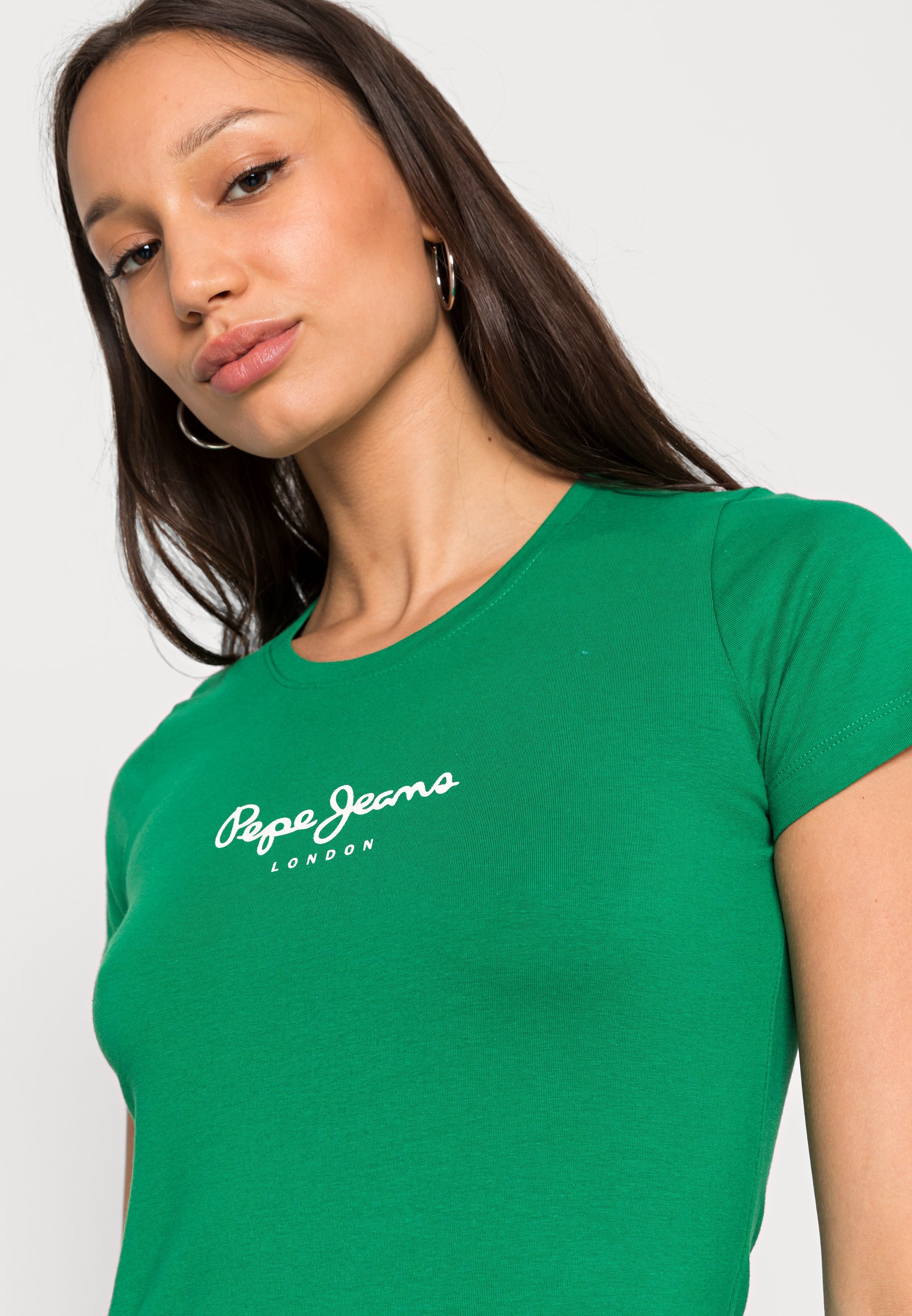 Pepe Jeans NEW VIRGINIA SS - T-shirt met print - sherwood