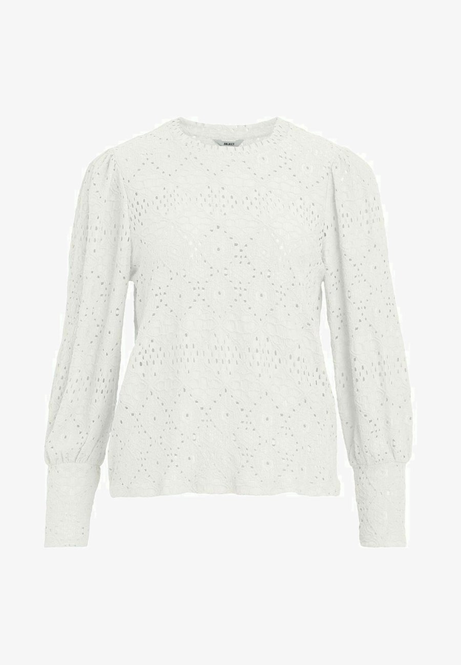 Object OBJFEODORA TOP - Blouse - cloud dancer