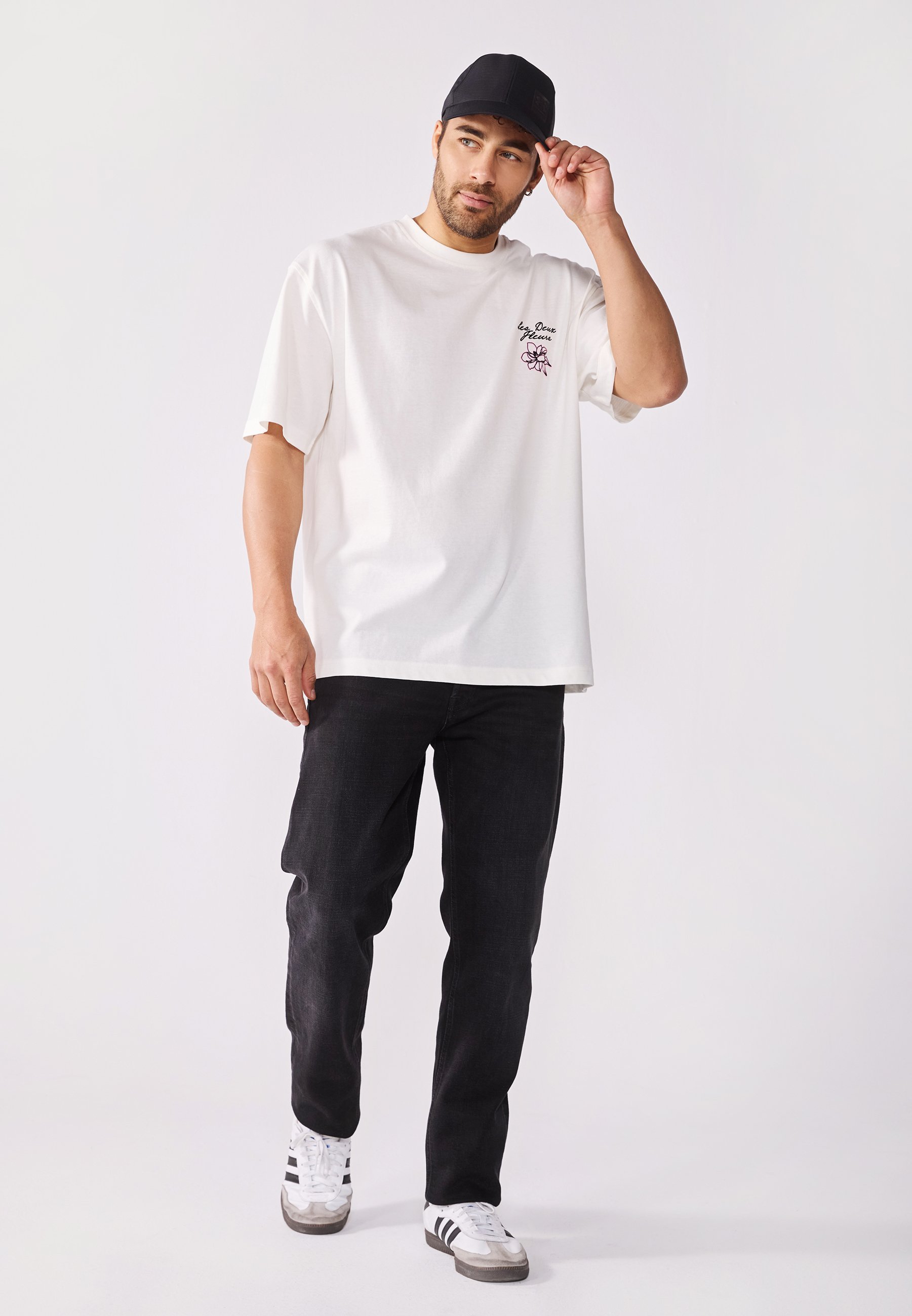 Pier One Print T-shirt - gebroken wit