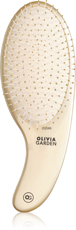 Escova de cabelo Olivia Garden Expert CURVE Nylon Gold para cabelos molhados