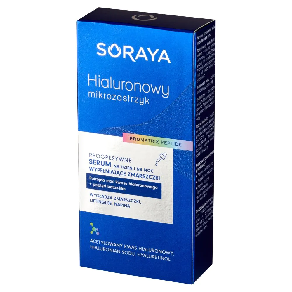 Soraya Hialuronowy Mikrozastrzyk Serum do twarzy wypełniające zmarszczki