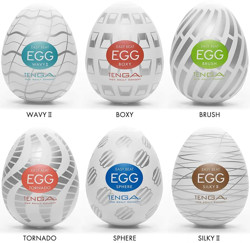 Sada masturbátorov Tenga Egg Variety Pack
