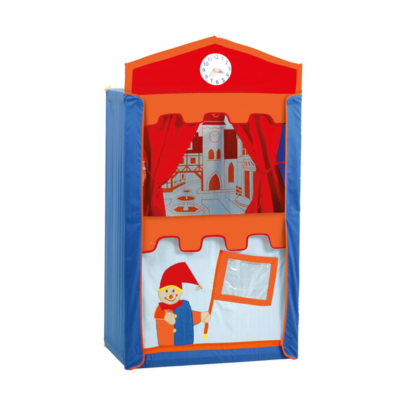 Punch and Judy-show med hånddukkesæt