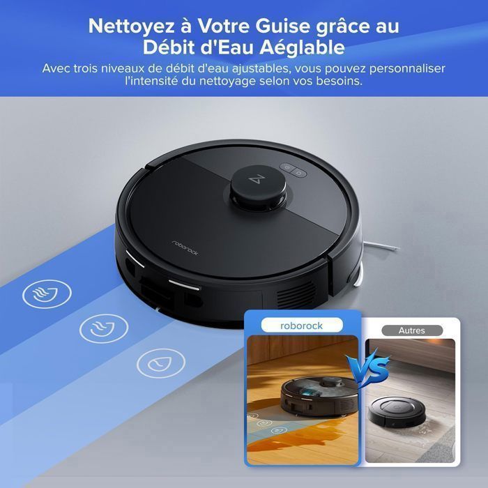 ROBOROCK Q7 L5+ Gebraucht, 50 % neuwertig – Saug- und Wischroboter, 8000 Pa Saugkraft, 150 Min. Laufzeit, automatische Entleerung, LiDAR-Navigation, App-Steuerung