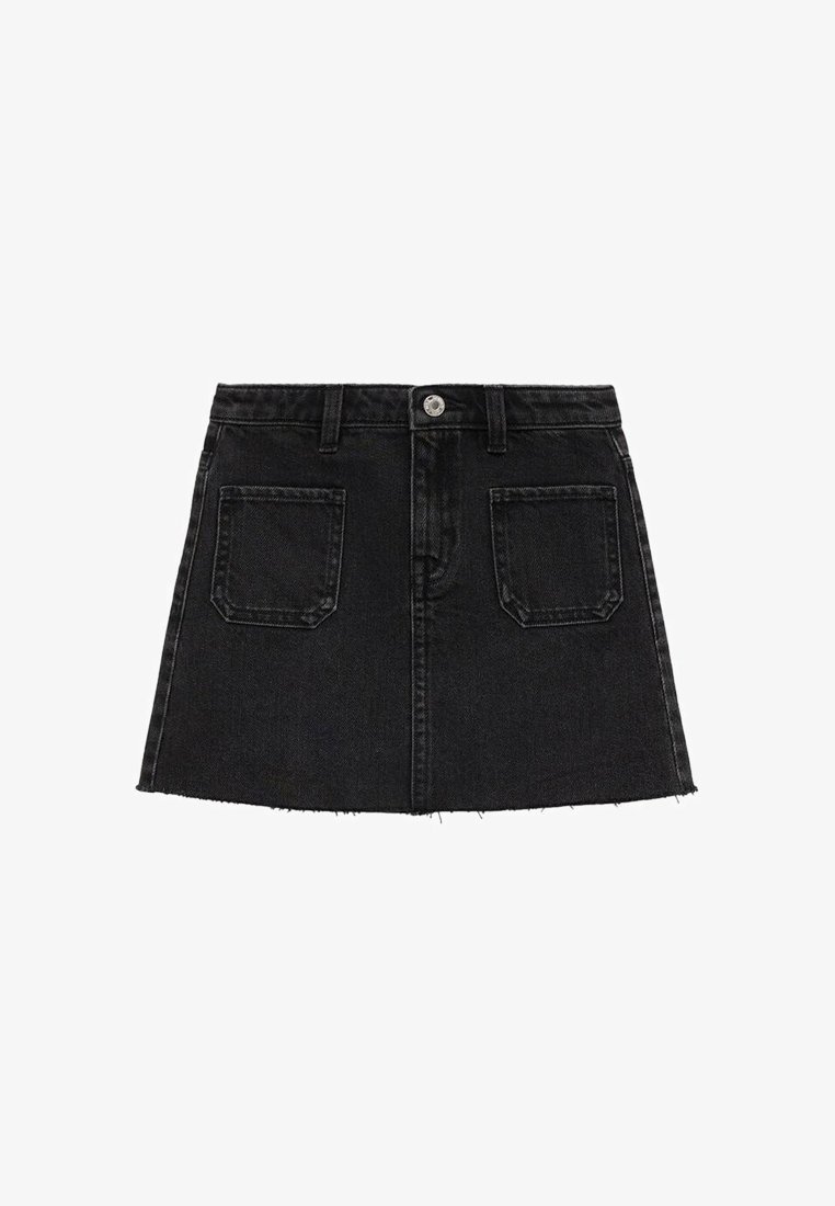 Mango Kids Minirock - schwarzer Denim