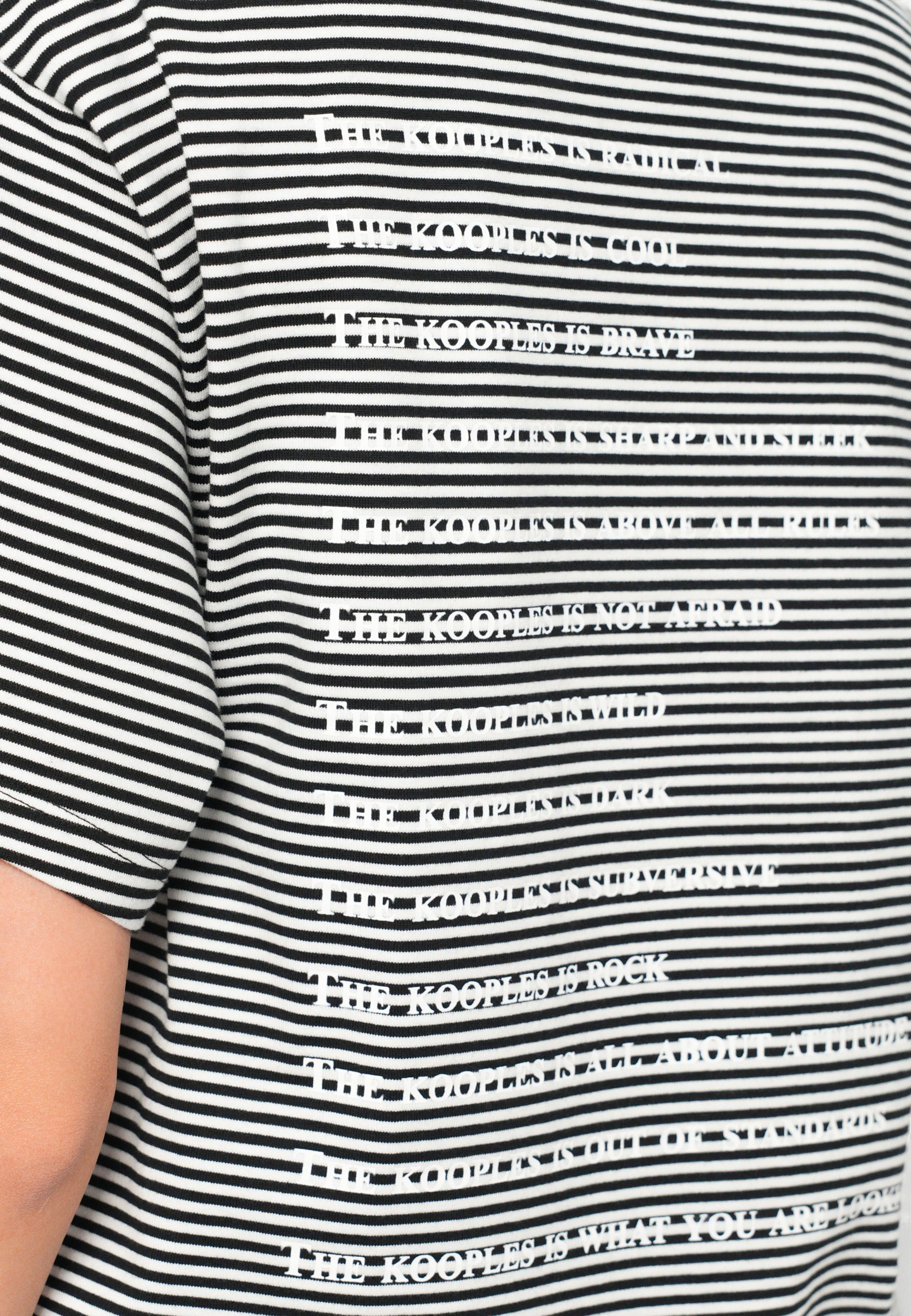 Tričko s potiskem The Kooples - ecru