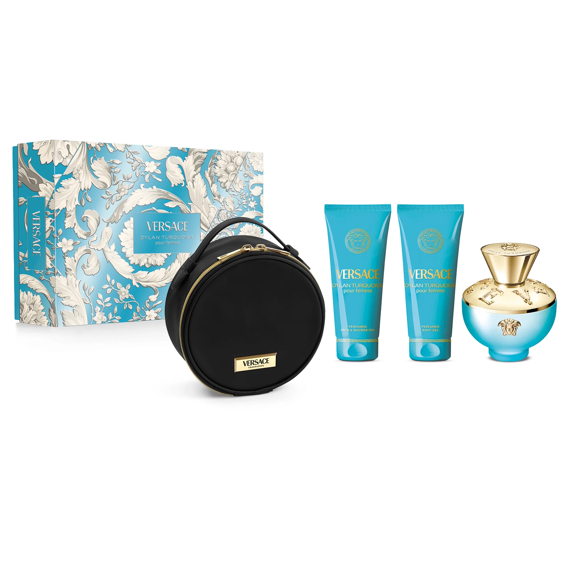 Versace Pour Femme Cofanetto Regalo Dylan Turquoise - Cofanetto Profumo Donna, Eau de Toilette