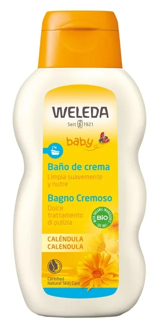 WELEDA Crème de bain douce nettoyante Weleda Baby au calendula 200 ml