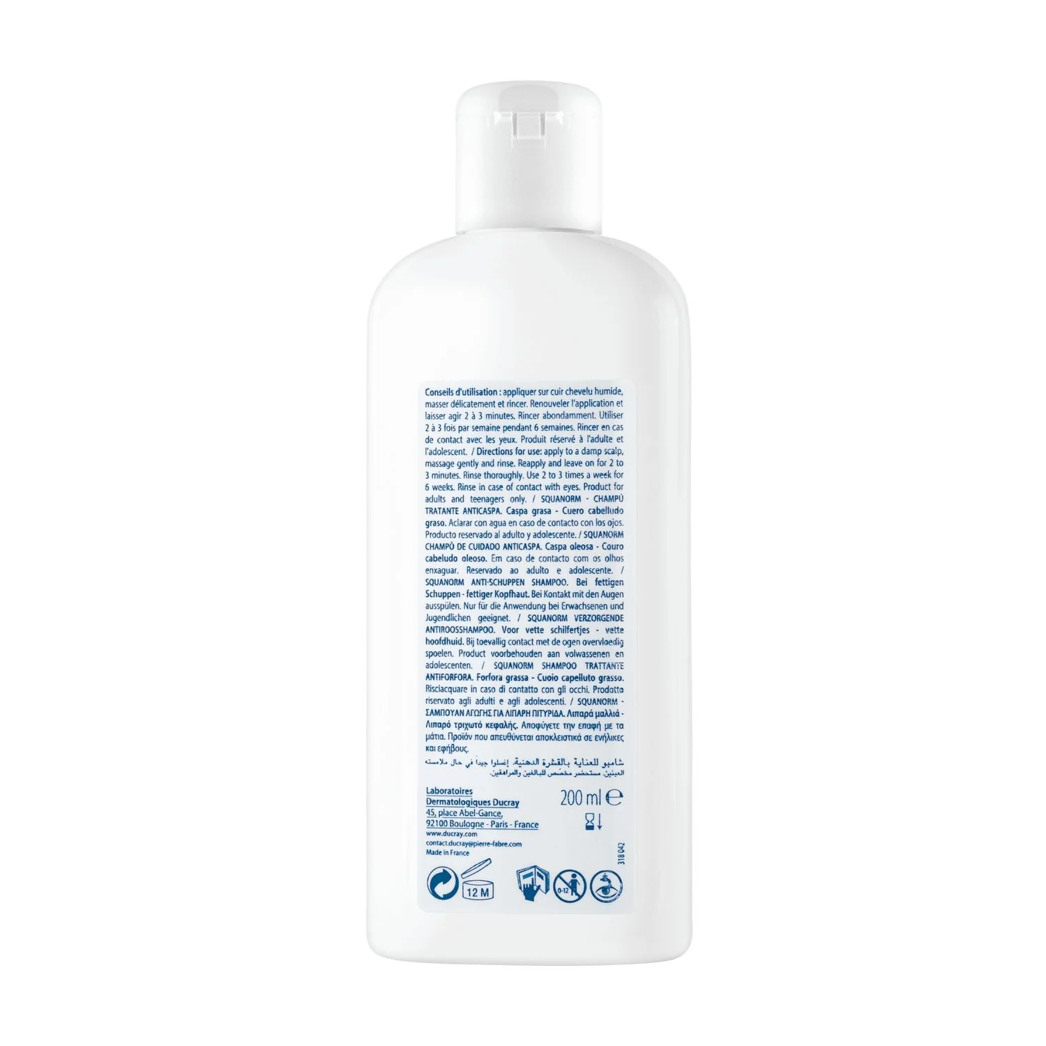Forfora Squanorm Shampoo Forfora Grassa - Shampoo Antiforfora