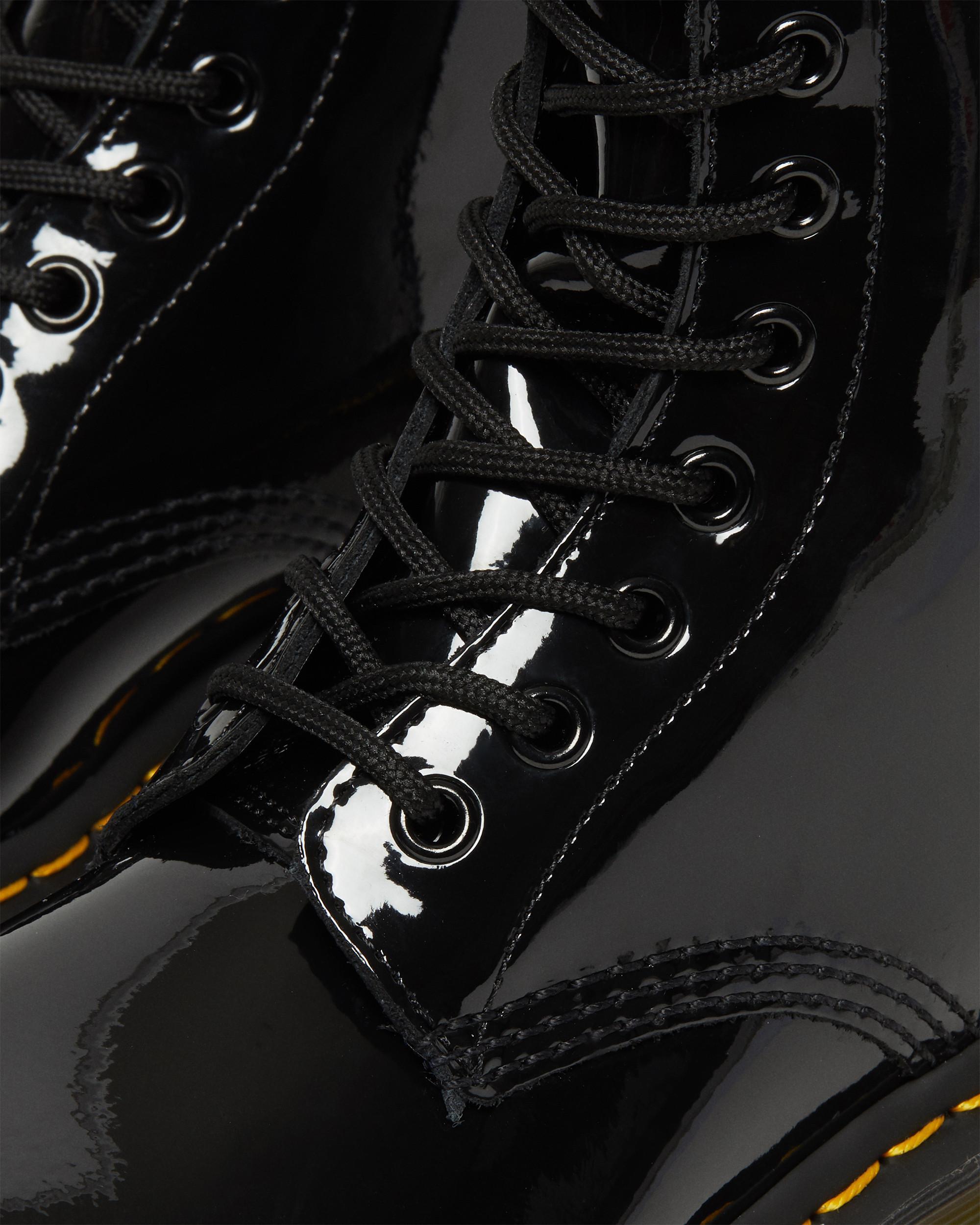 1460 Women's Patent Leather Lace Up Boots