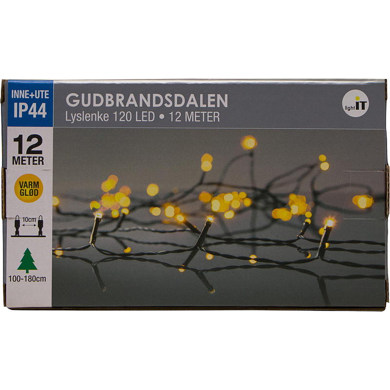 Hjem Lyslenke 120 LED Varm glød, Gudbrandsdalen