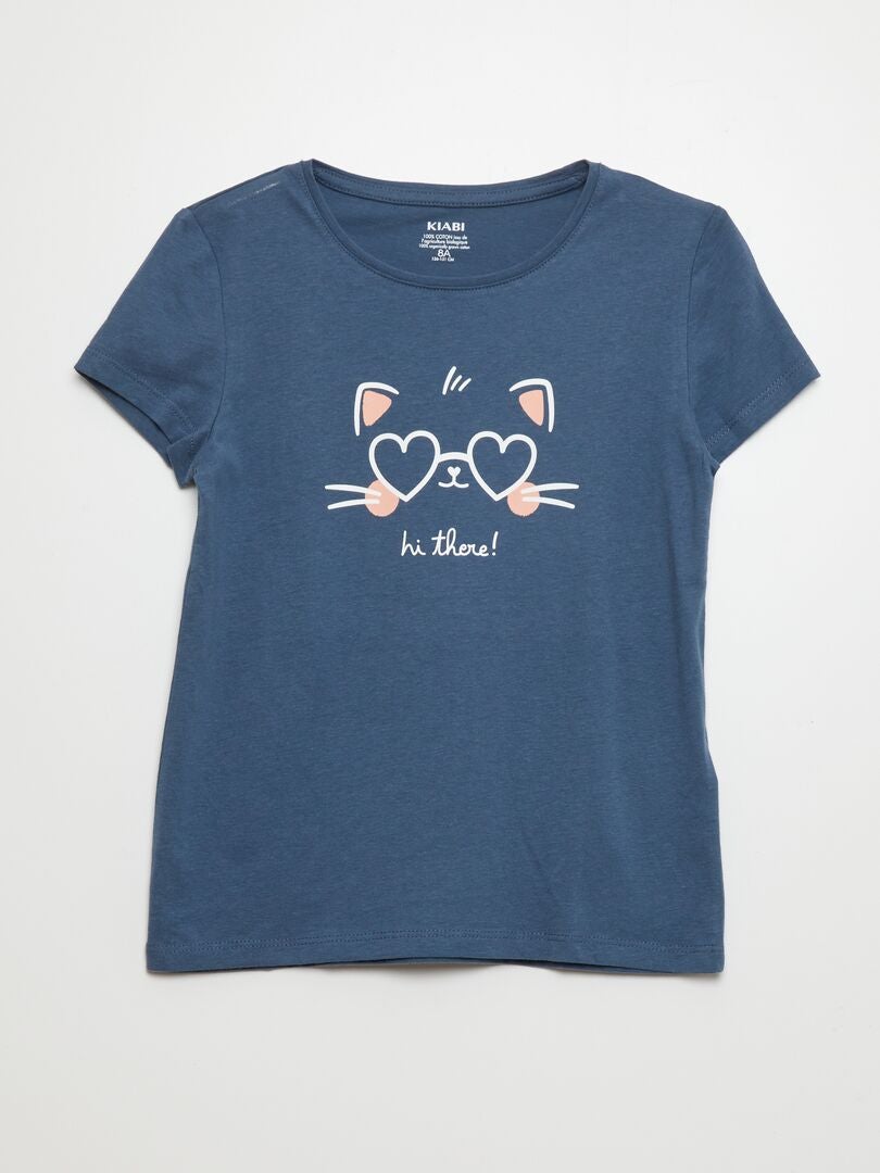 Conjunto de 3 camisetas estampadas - BRANCAS