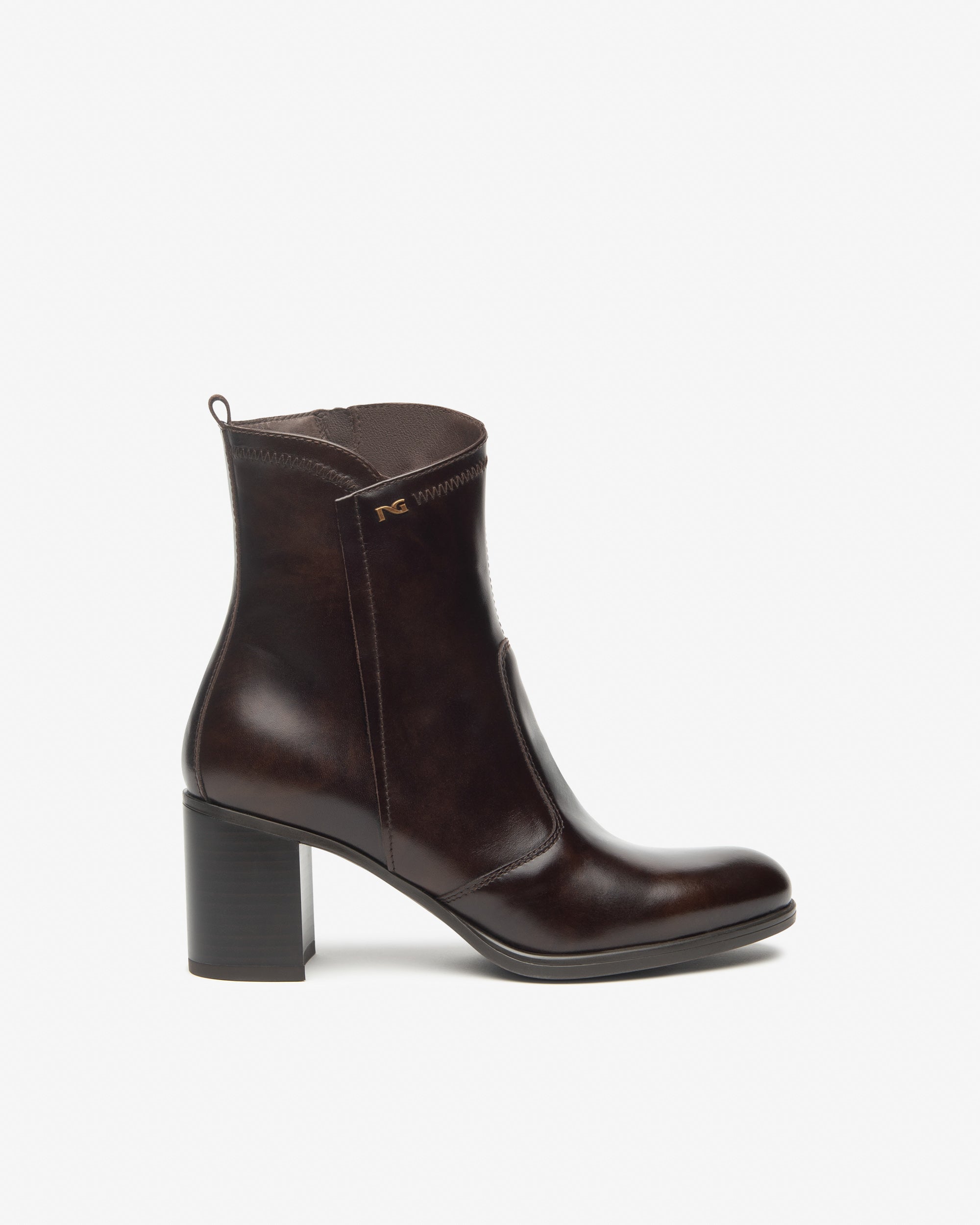  Damen-Ankle-Boots aus Leder