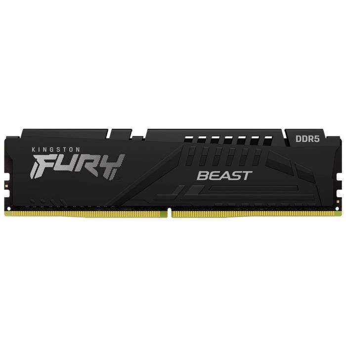 KINGSTON TECHNOLOGY - FURY Beast - Mémoire PC RAM - 8 Go - DIMM DDR5 - 5200 Mhz