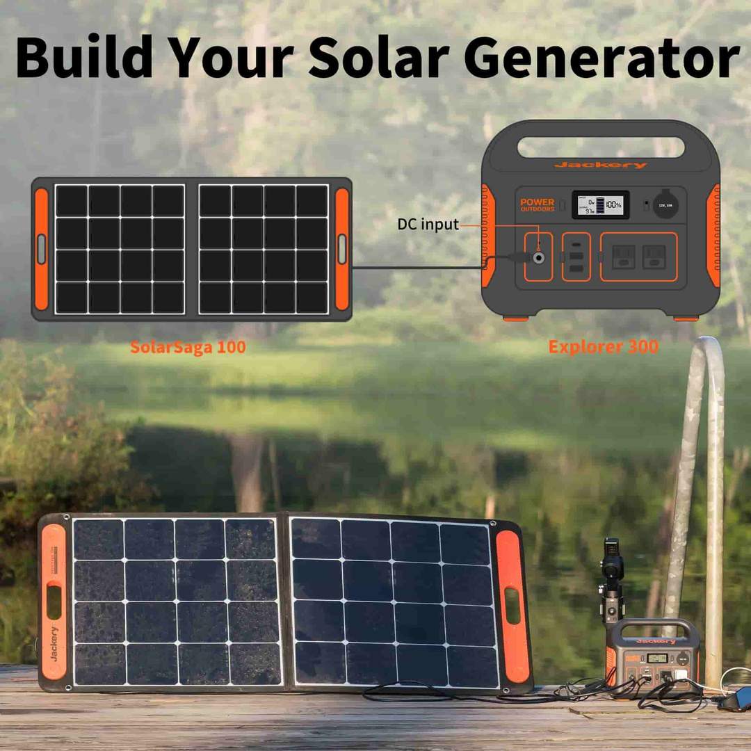 Jackery Solargenerator 300 (Jackery 300 + SolarSaga 100W)