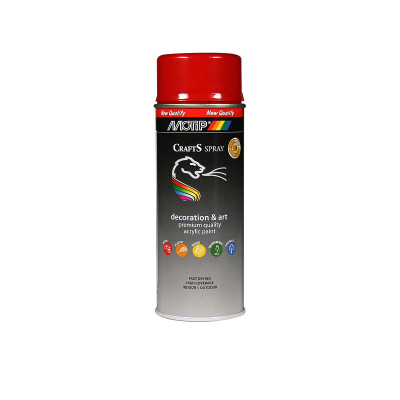 Crafts Spraymaling 400ml Signalrod RAL3002 Crafts