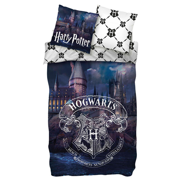 Harry Potter sengetøy, 135 x 200 cm, Galtvort