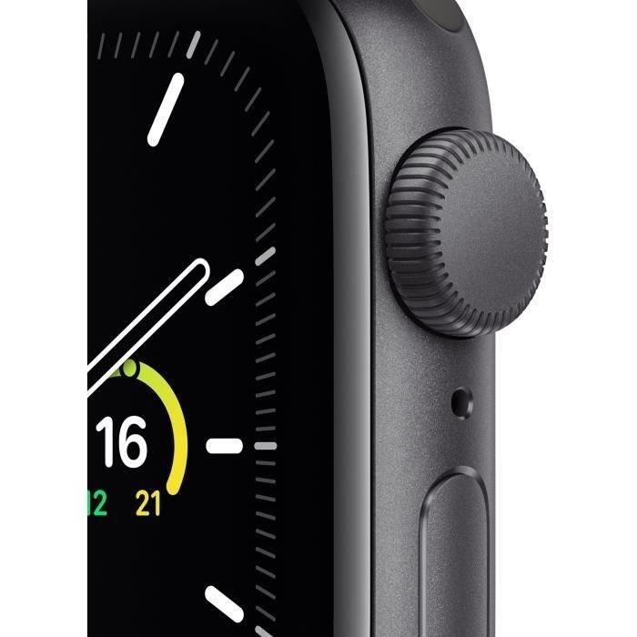 Apple Watch SE GPS - Caixa de alumínio cinza espacial de 40 mm - Pulseira preta (2020) - Recondicionado - Excelente estado
