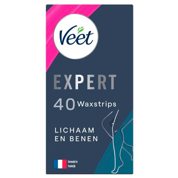 Veet Expert vaska strēmeles ķermenim un kājām<br>40 gab.