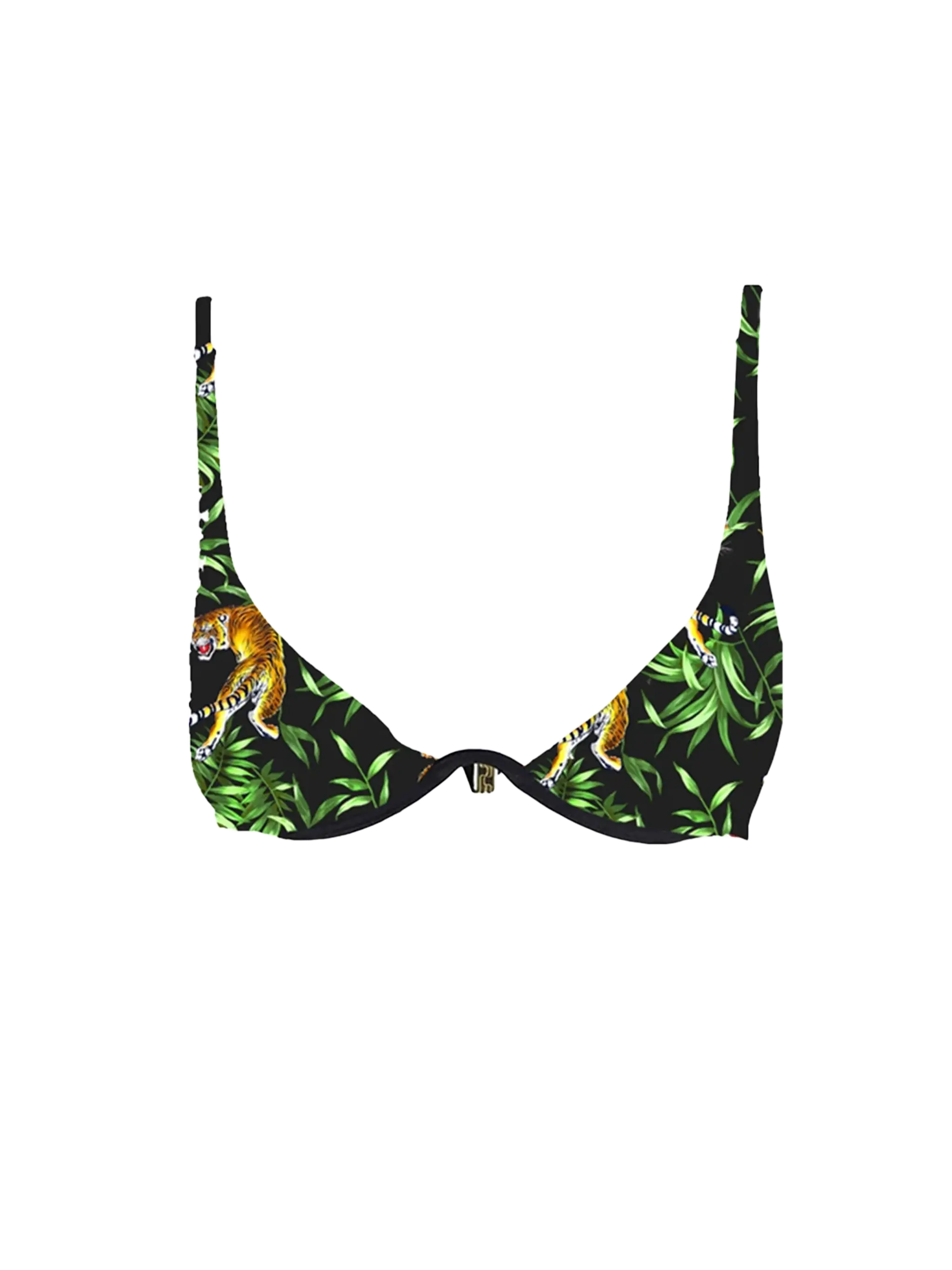 Triángulo de hurón en forma de V con estampado de tigre
