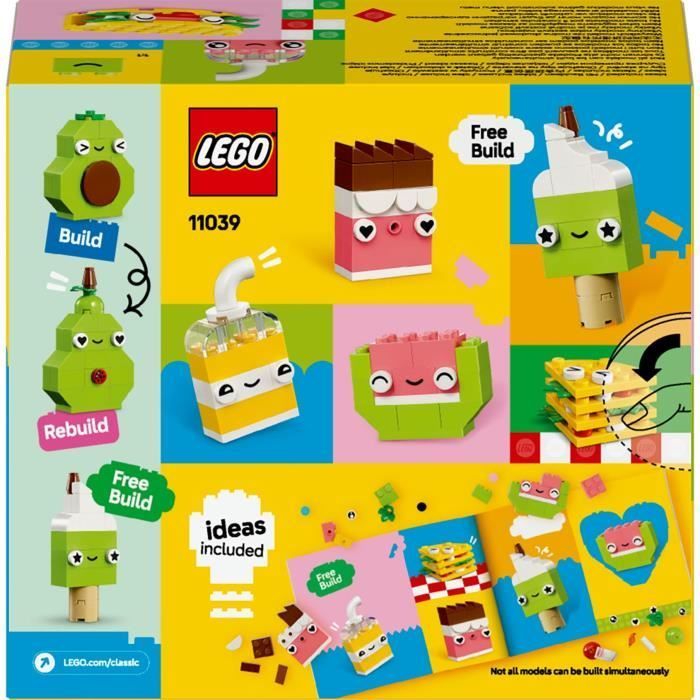 LEGO Classic 11039 Comida Creativa - Juguete de construcción para niños a partir de 4 años.