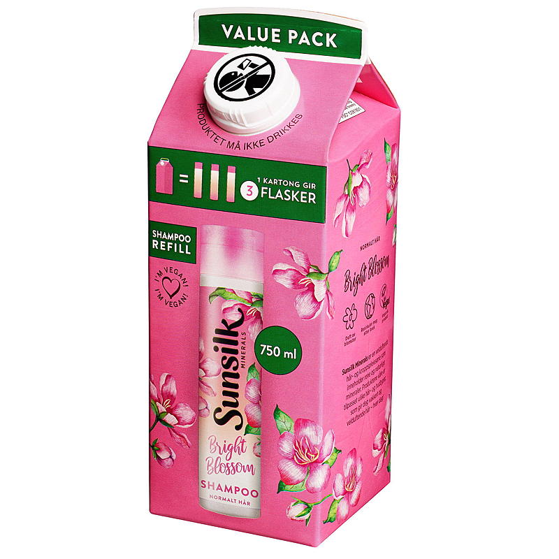 Sunsilk sjampo 750 ml refill Blossom Sunisilk