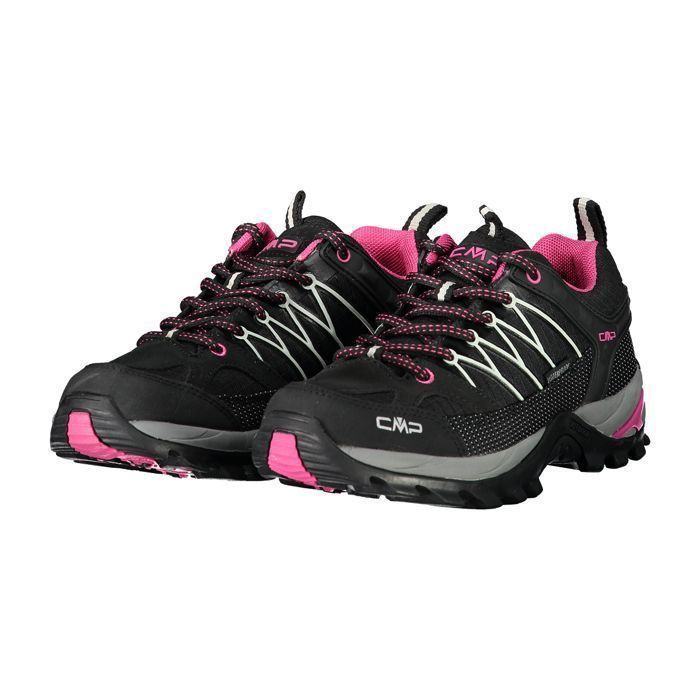 Chaussures de randonnée CMP Rigel Low WP Waterproof Noir - Femme/Adulte - Montagne - Respirant