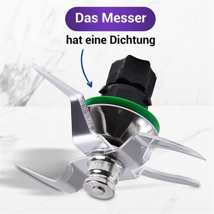 Ersatz-Rührmesser für Thermomix TM5 und TM6, Ersatzmesser für Thermomix Vorwerk TM5 Küchenmaschine